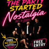 NOSTALGIA 70’S TO 2000’S – FREE ENTRY – SATURDAY JULY 18